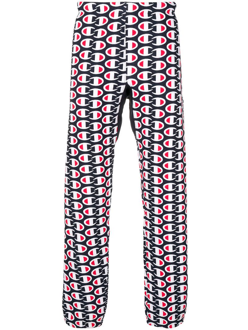 Champion Cotton All-over Logo Print 