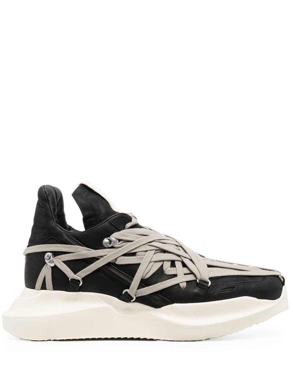 Rick Owens Megalace Runner Sneakers in Black for Men | Lyst Canada