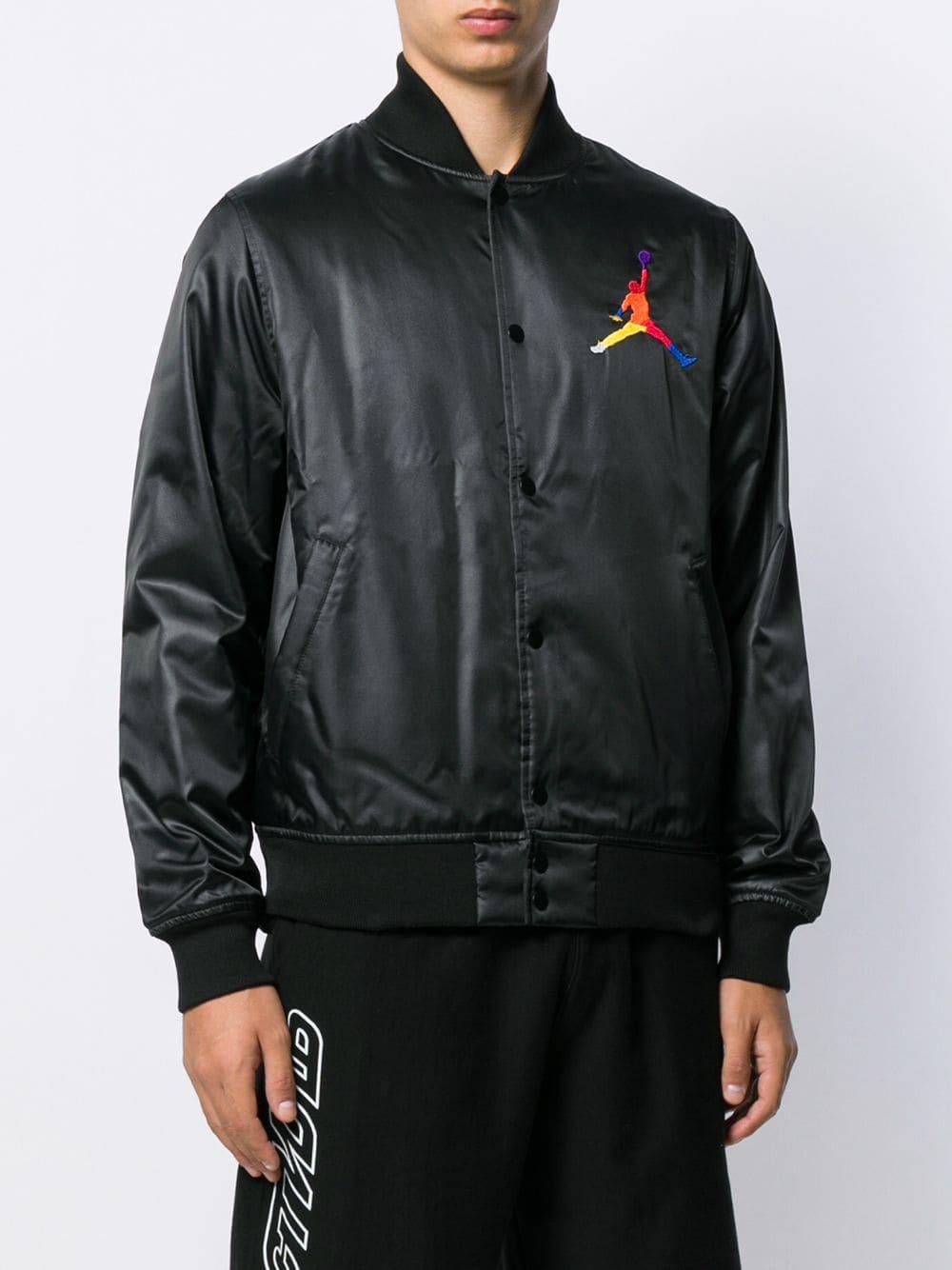 Nike Jordan Bomber Jacket in Black for Men | Lyst