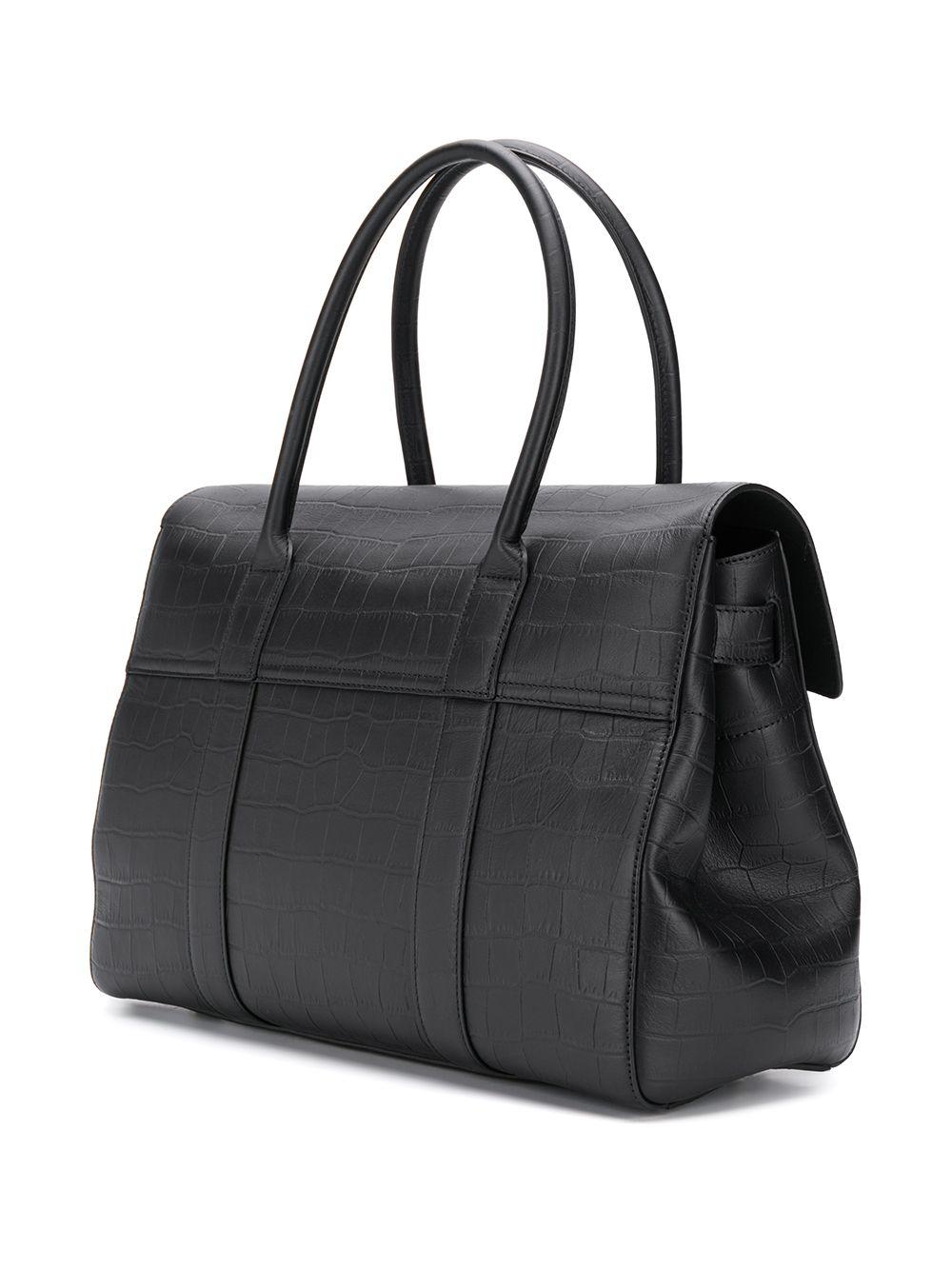 Mulberry Leather Bayswater In Black | Lyst