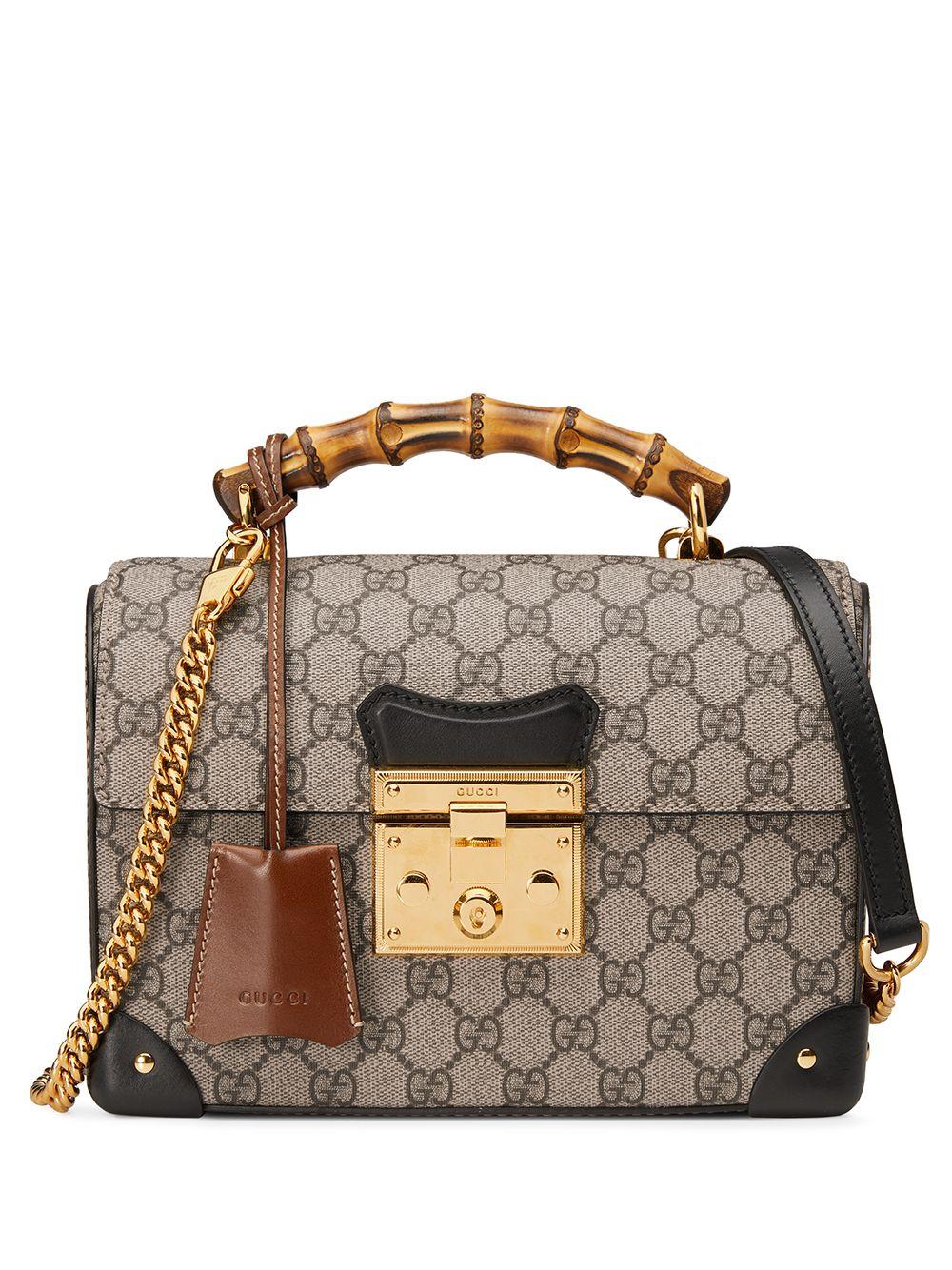 Gucci Padlock GG Supreme Top Handle Bag - Farfetch