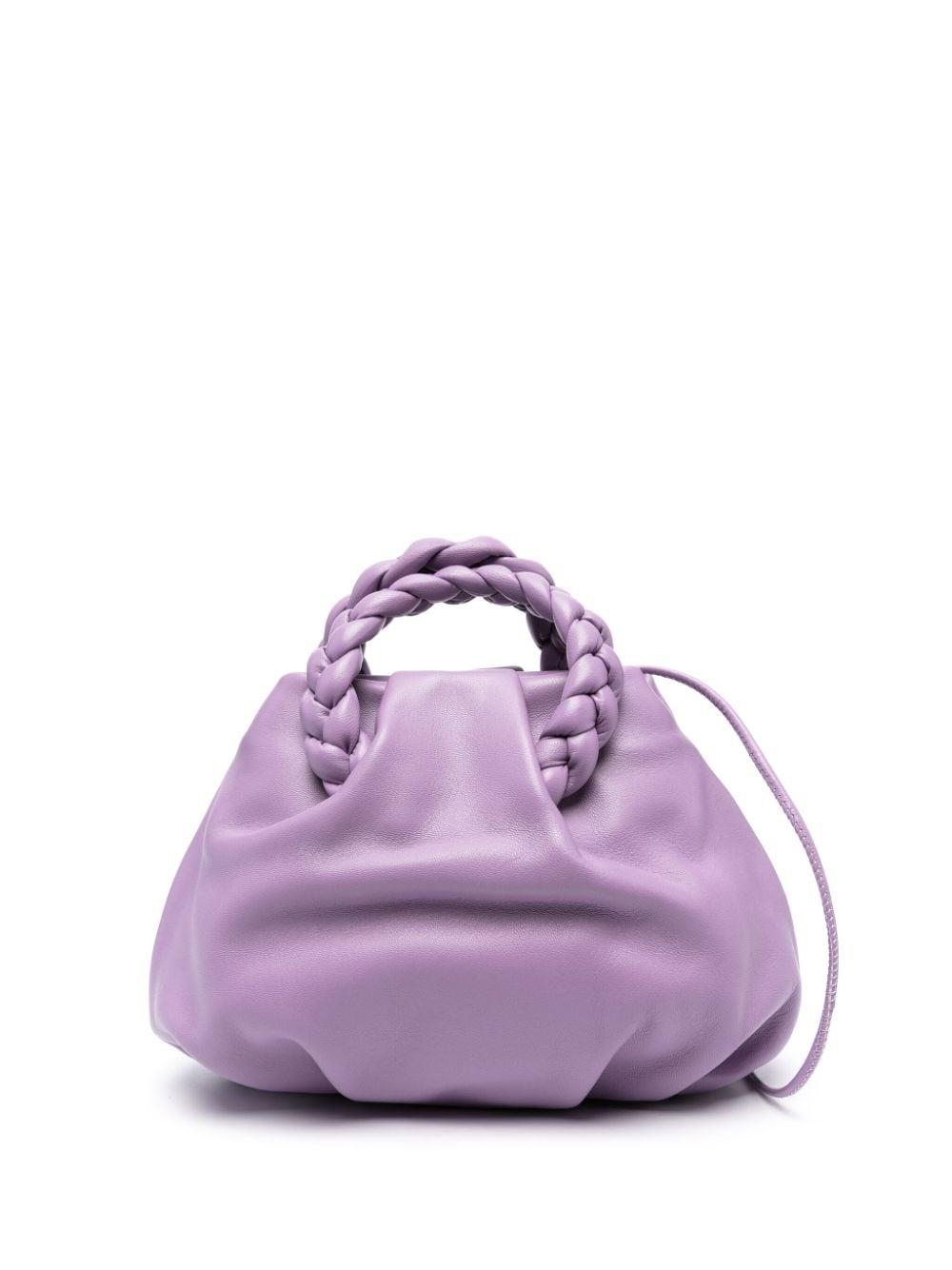 Hereu Bombon Leather Mini Bag in Purple