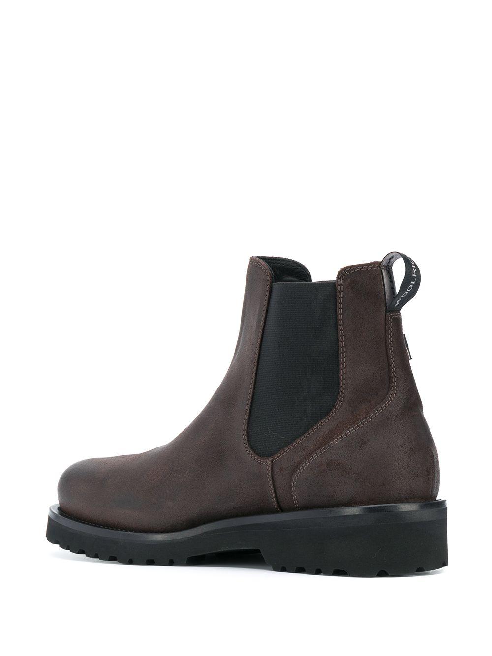 Woolrich Chamois Leather Chelsea Boots in Brown for Men - Lyst