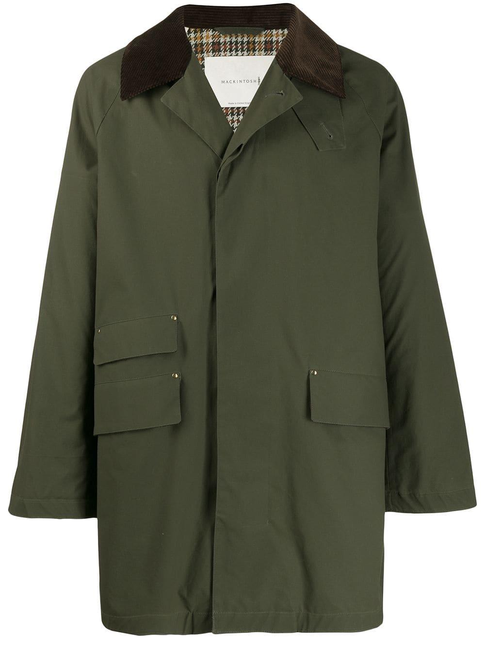 Mackintosh Falkirk Dark Olive Waxed Cotton Field Coat Gm-1021f in Green ...