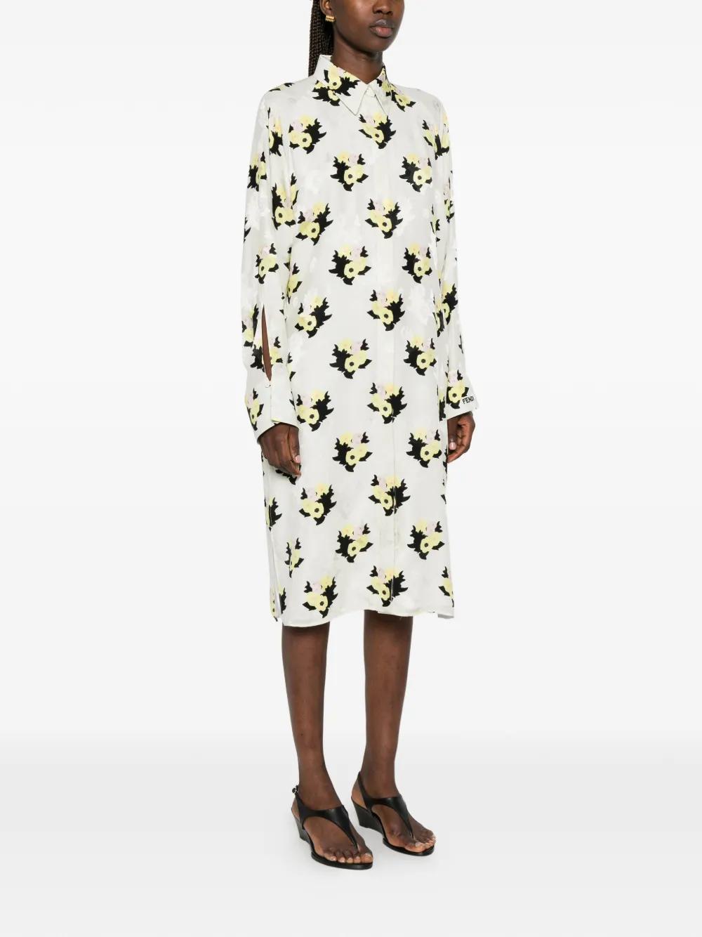 white christmas dresses Fendi Multicolor Viscose Casual Dress – Atlantic Shopping Mall