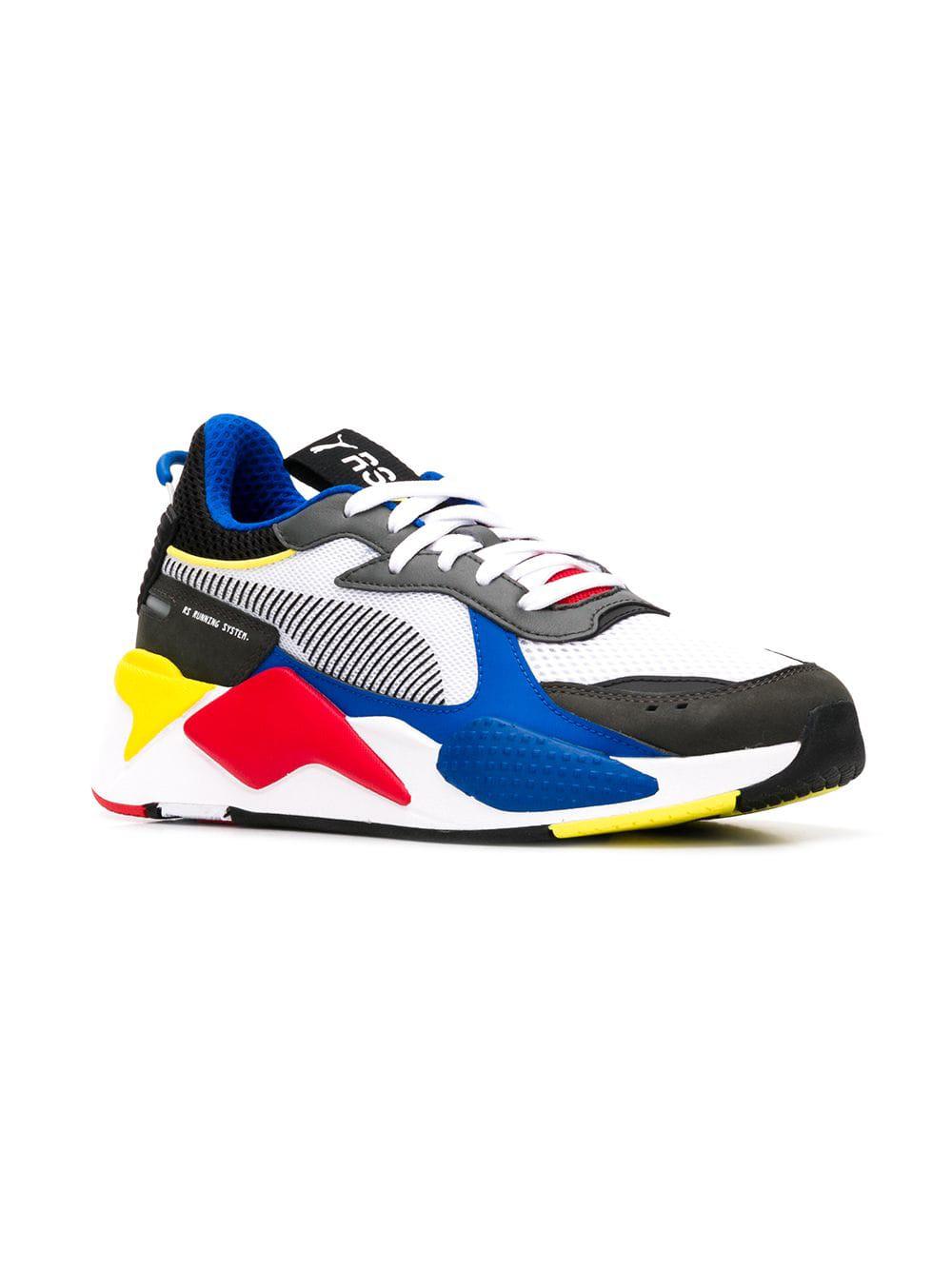PUMA Leather Running System Sneakers in White for Men | Lyst