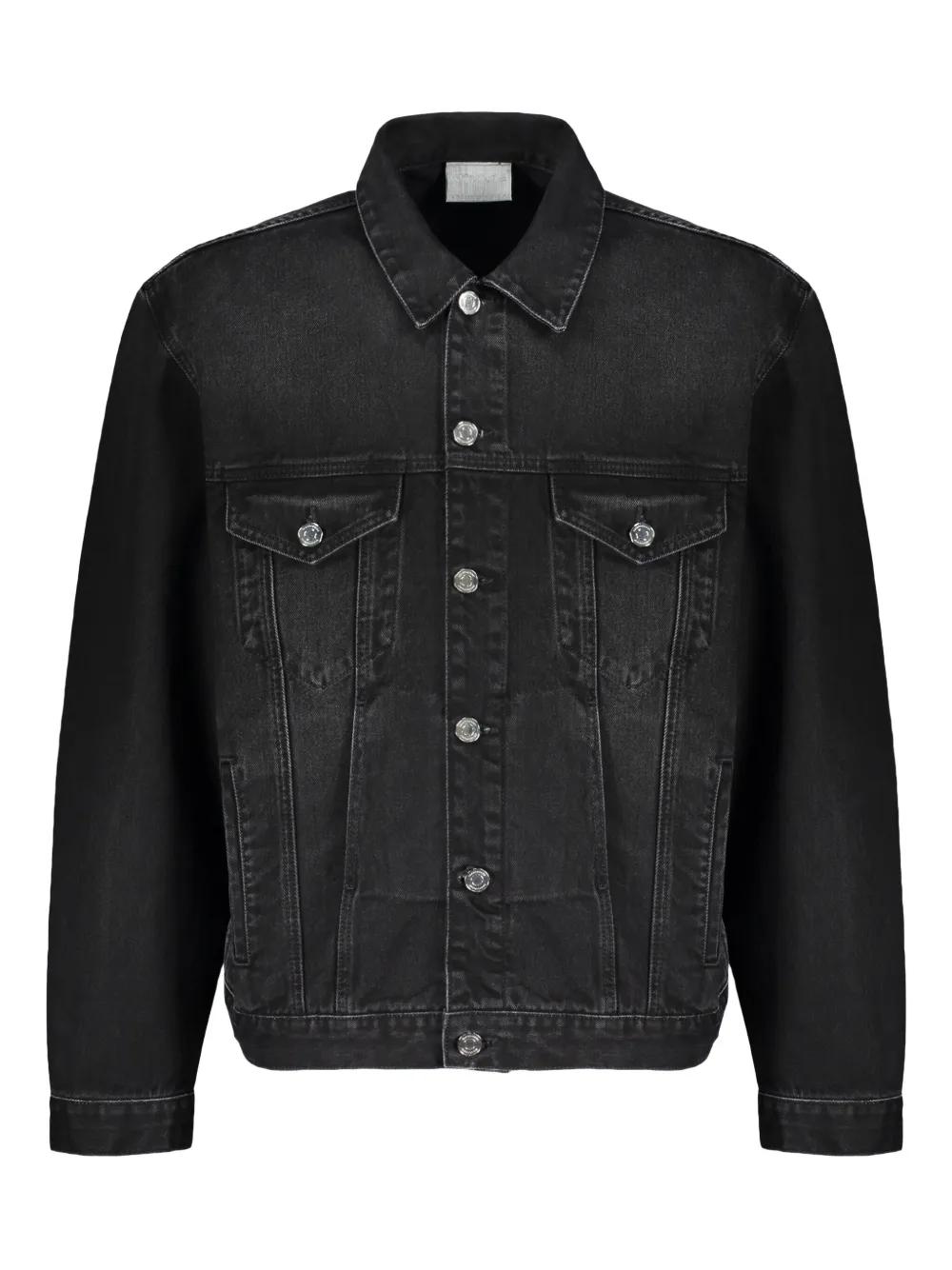 Black Denim Jacket Mr Completely Veste En Jean Wholesale Mens Black Custom  Distressed Denim Jacket High Quality Back Printing Fancy Fashion Mens