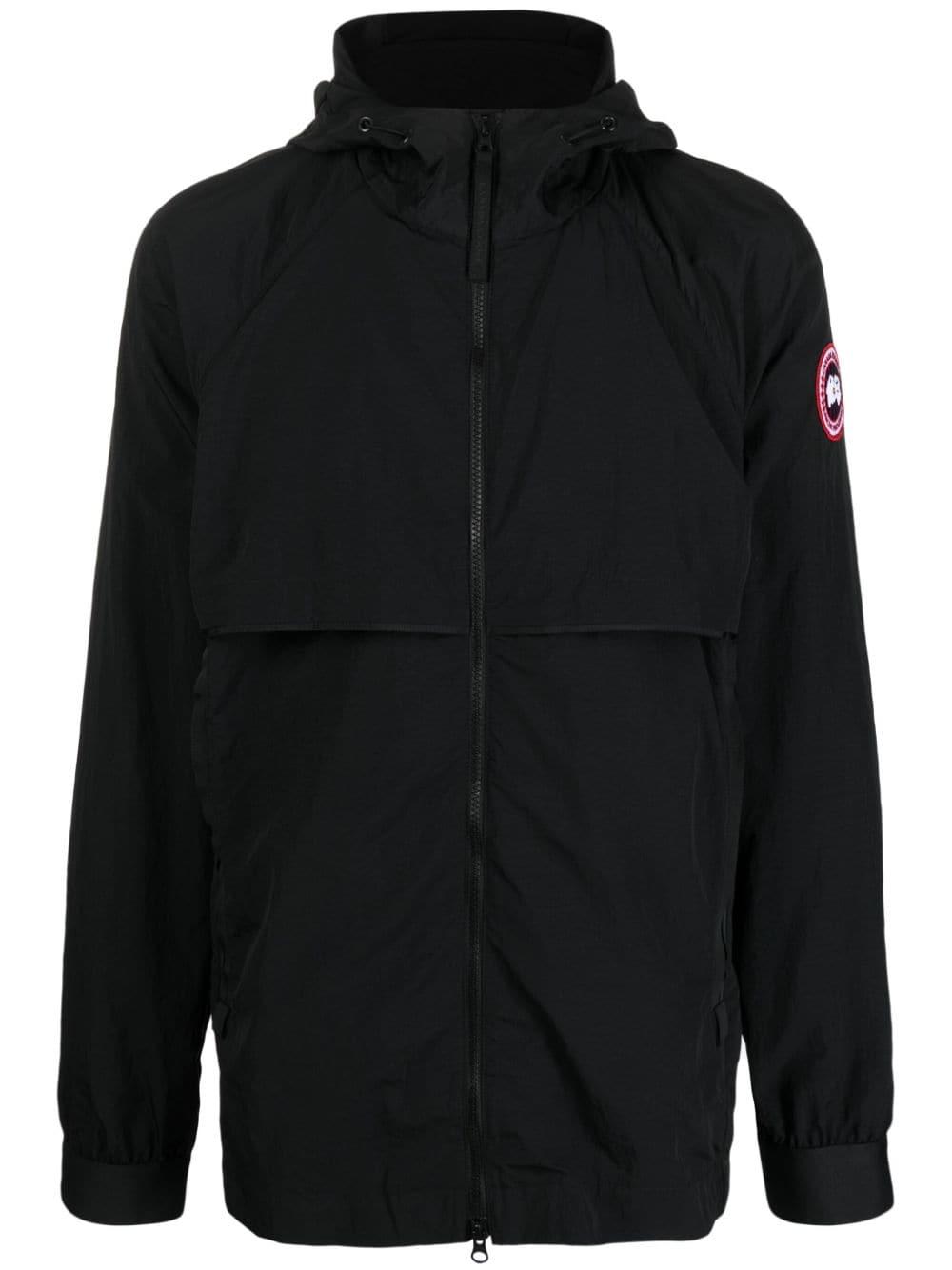 Canada Goose Faber Wind Hooded Sport Jacket in Black for Men | Lyst