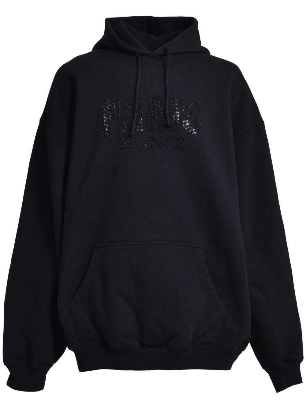 Vetements メンズ ブルー スタッズ パーカー アクティブウェア・ジム 