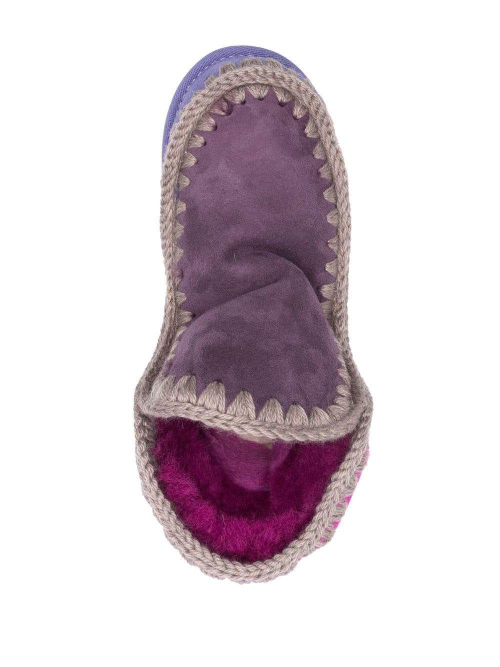 Mou Colour-block Suede Eskimo Boots | Lyst