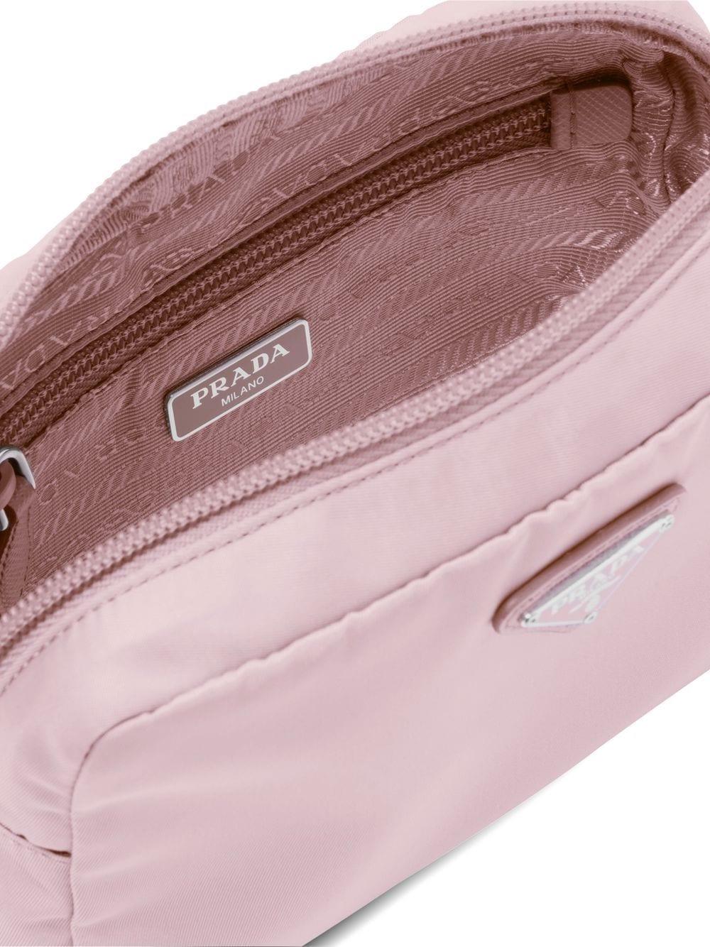 Prada Logo-plaque Make Up Bag in Pink | Lyst