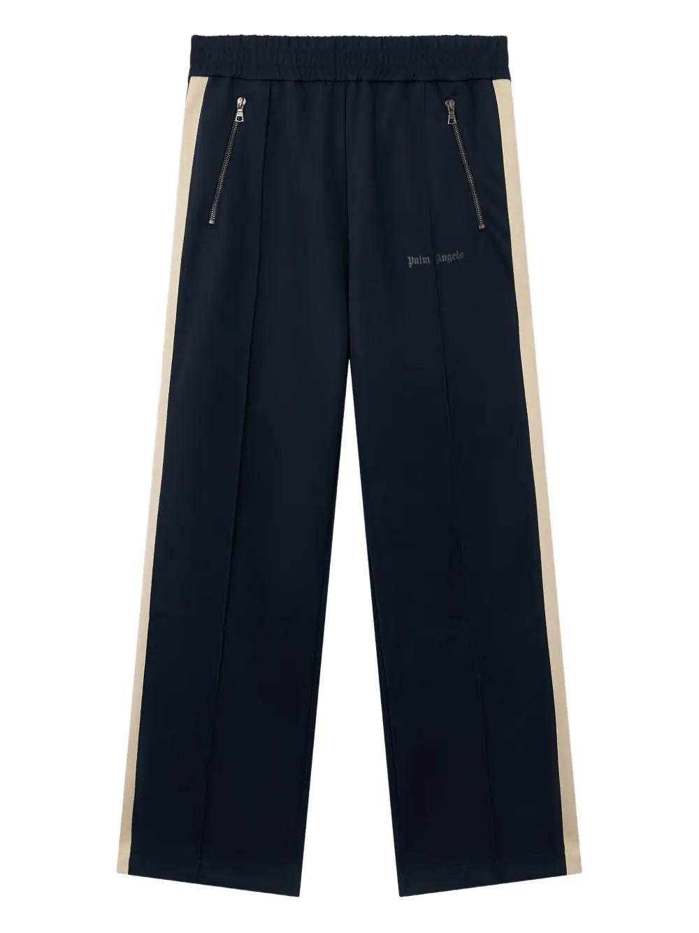 Pantalon De Piste Palm Angels Bleu Marine – Taille 8 Enfant, Logo Classique, Neuf Avec étiquette