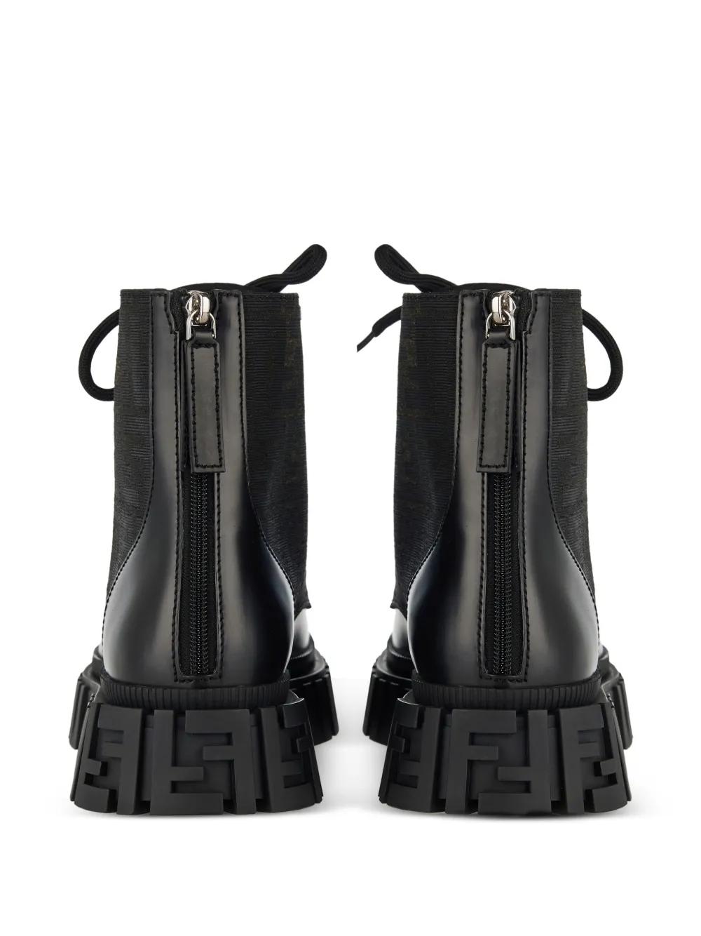 Fendi Force Biker Boots in Black for Men | Lyst