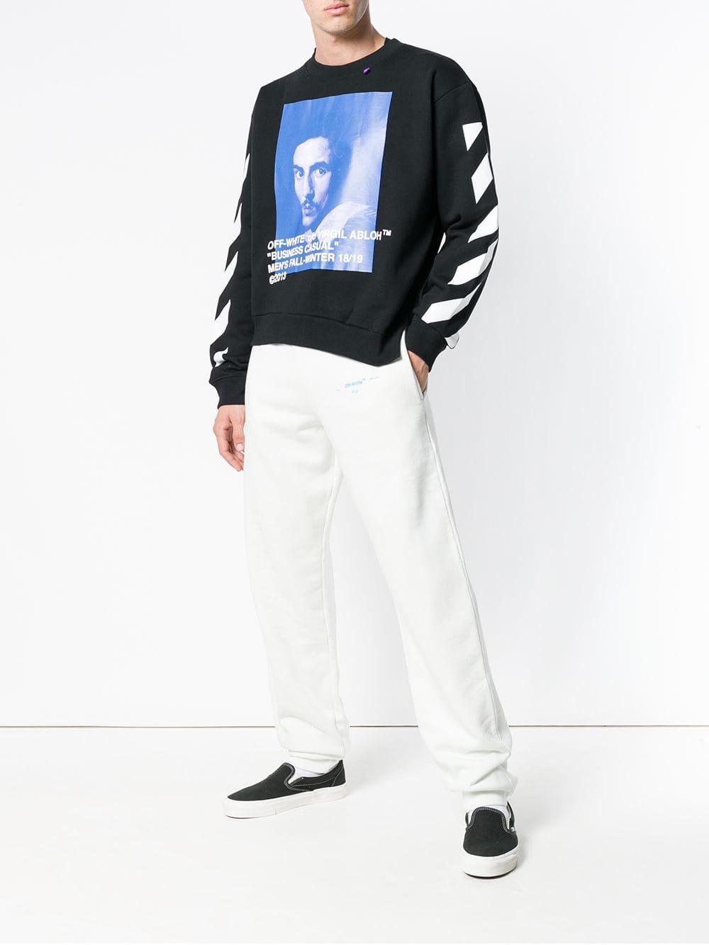 Bedrift malt Paranafloden Off-White c/o Virgil Abloh Business Casual Sweatshirt for Men - Lyst