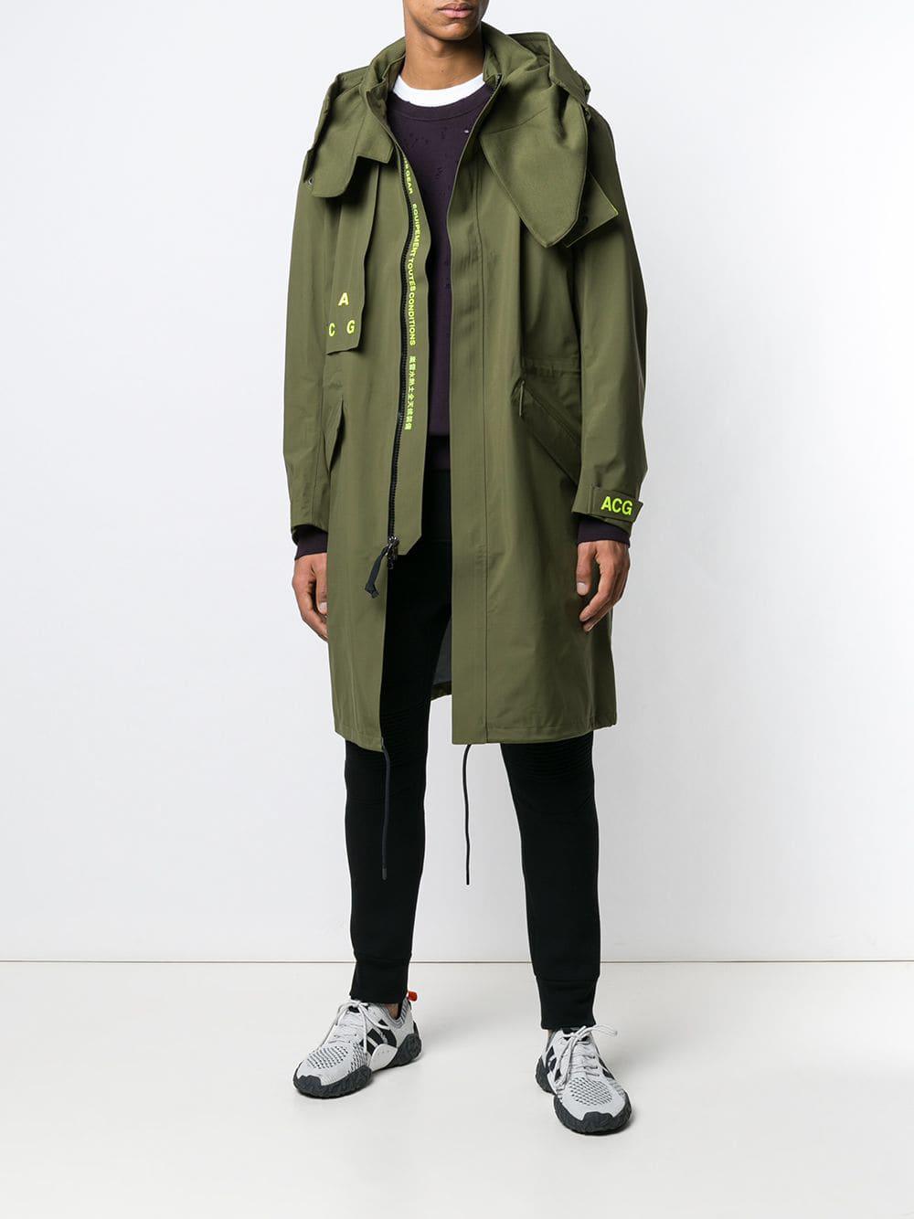 Nike Nikelab Acg Gore-tex Coat in Green for Men | Lyst Canada