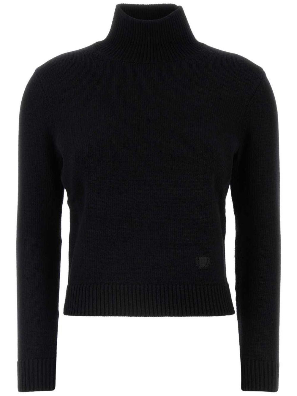 Balenciaga レディース ブラック ニットセーター セーター & ニット
