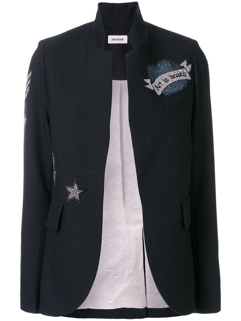 Zadig and voltaire embellished blazer Clearance