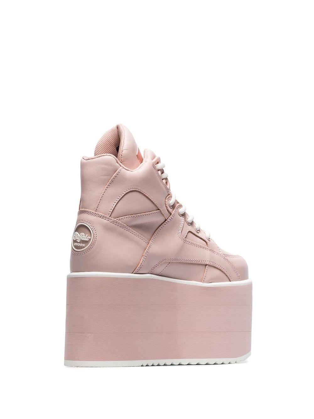 Zapatillas altas con plataforma Buffalo de Cuero de color Rosa | Lyst