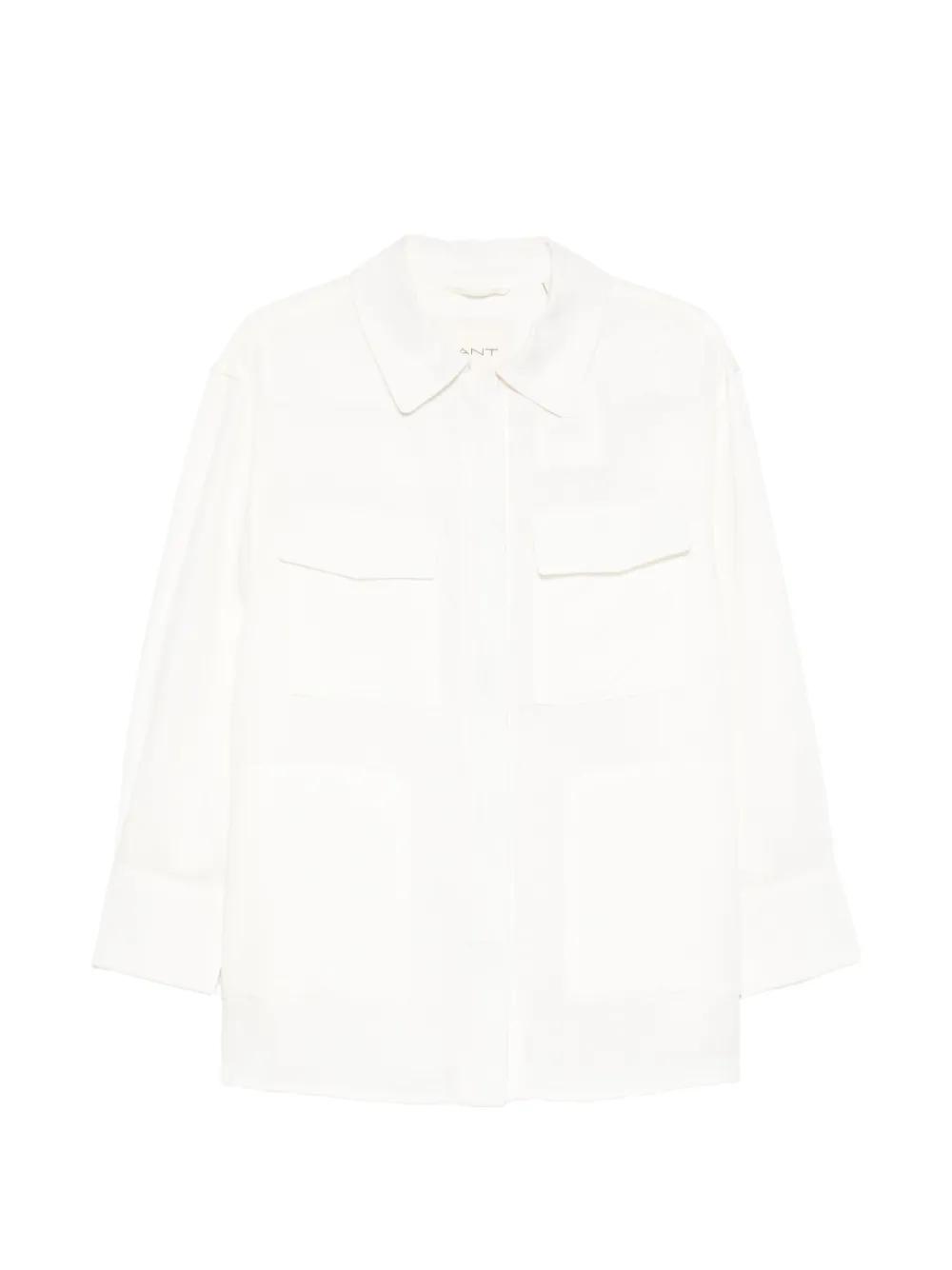 Chemise Femme GANT Neuve Avec étiquette - Taille 42, Blanc à Rayures