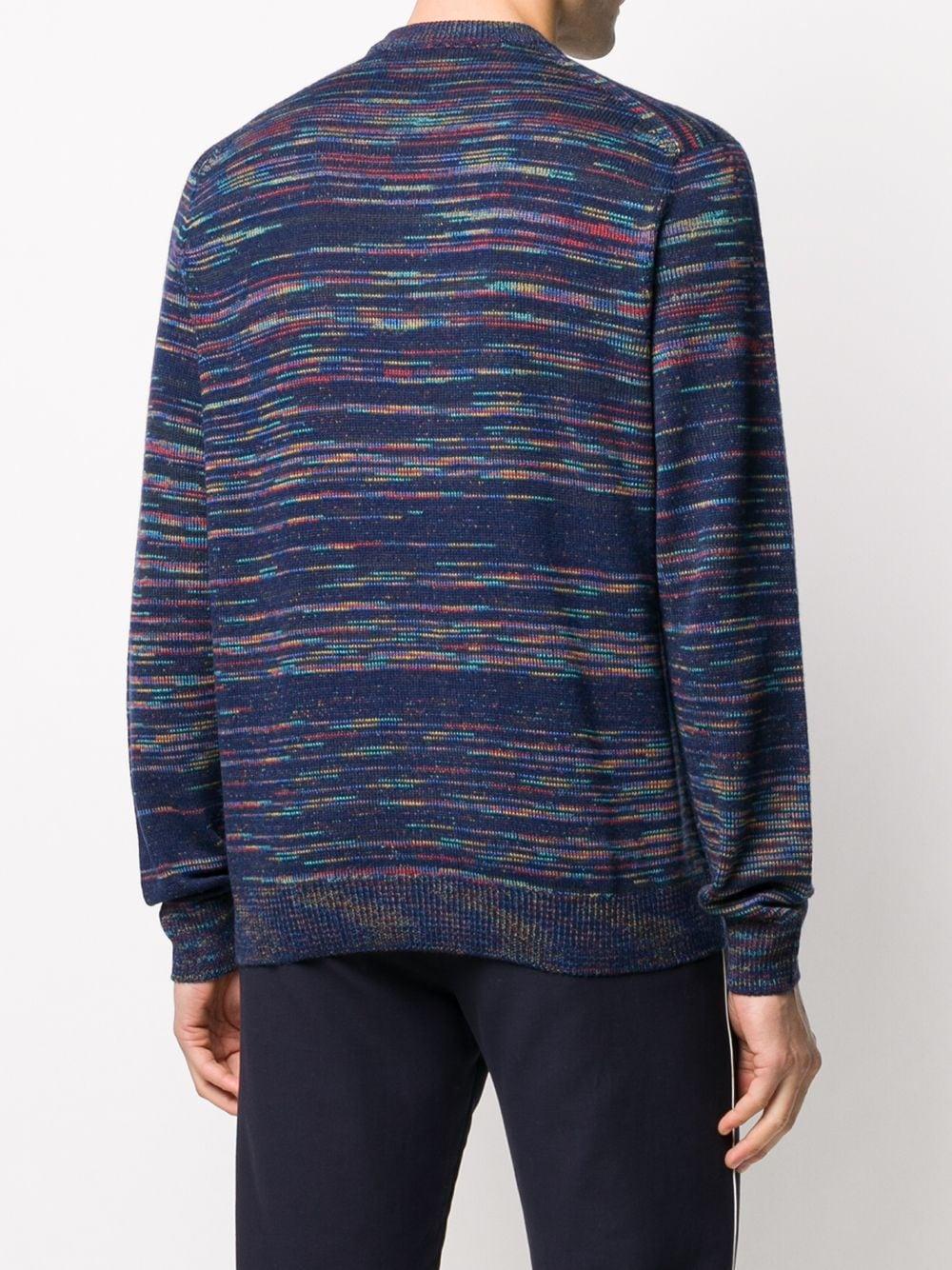 Missoni Wool Abstract Striped Jumper in Blue for Men - Lyst