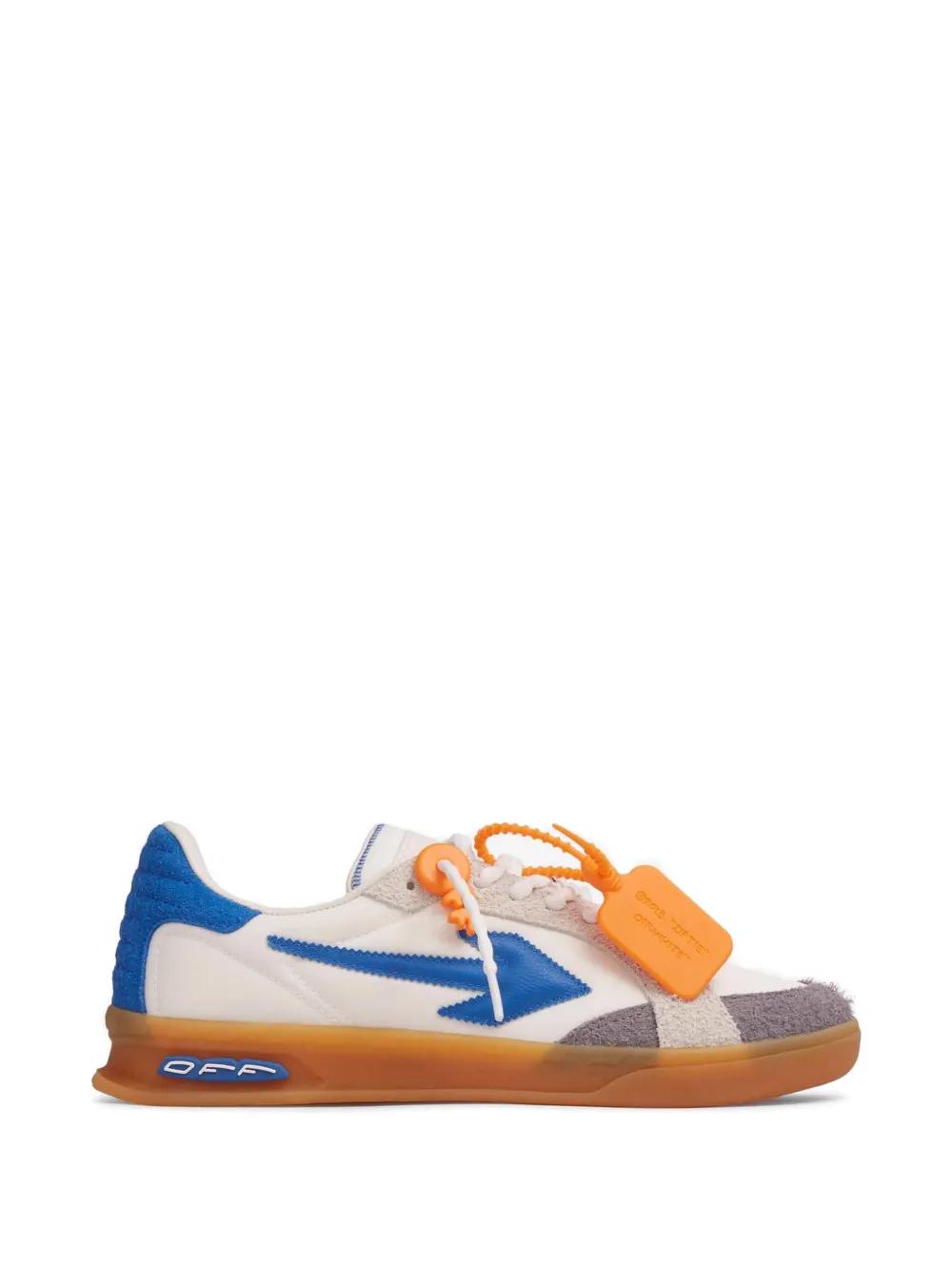 off white arrow sneakers blue