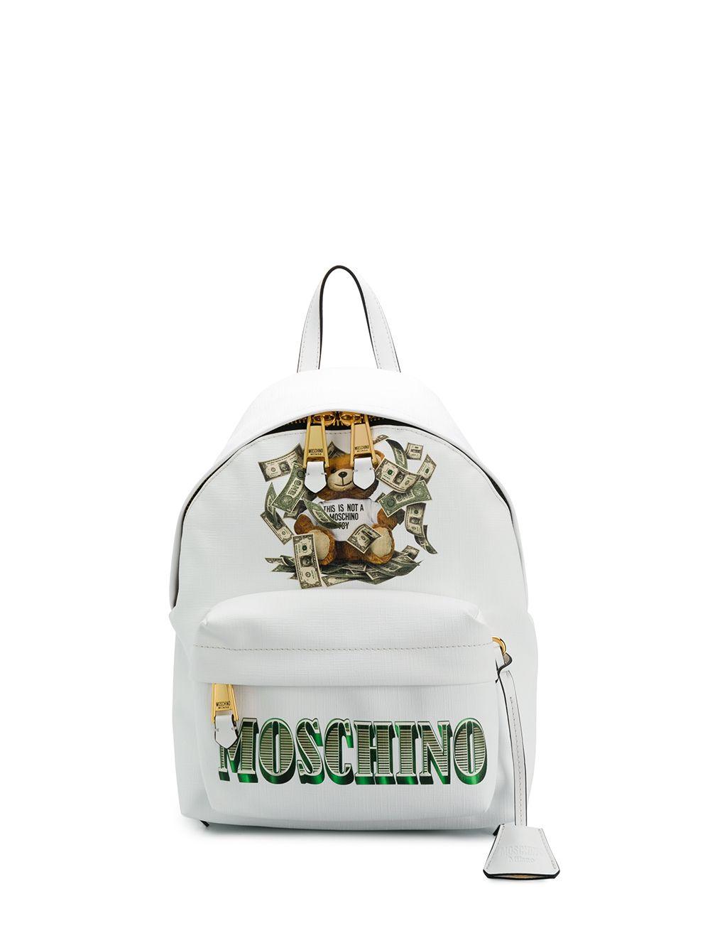 Moschino Leather Teddy Motif Money 