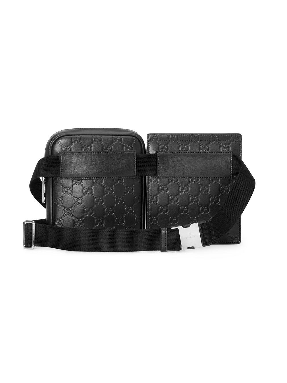 Gucci Leather Signature Belt Bag in 