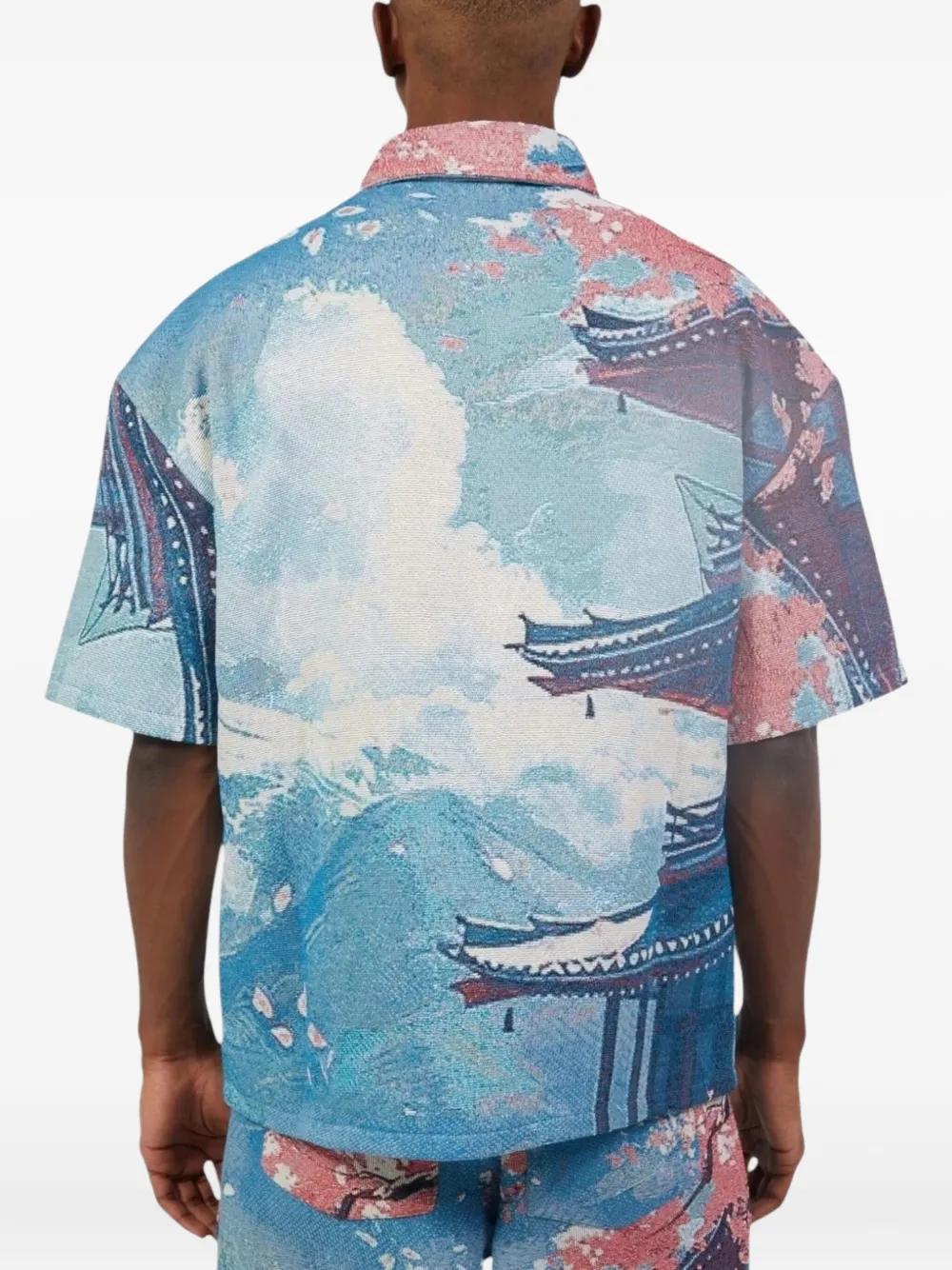 GUAPI Tokyo Tapestry Shirt in Blue for Men | Lyst