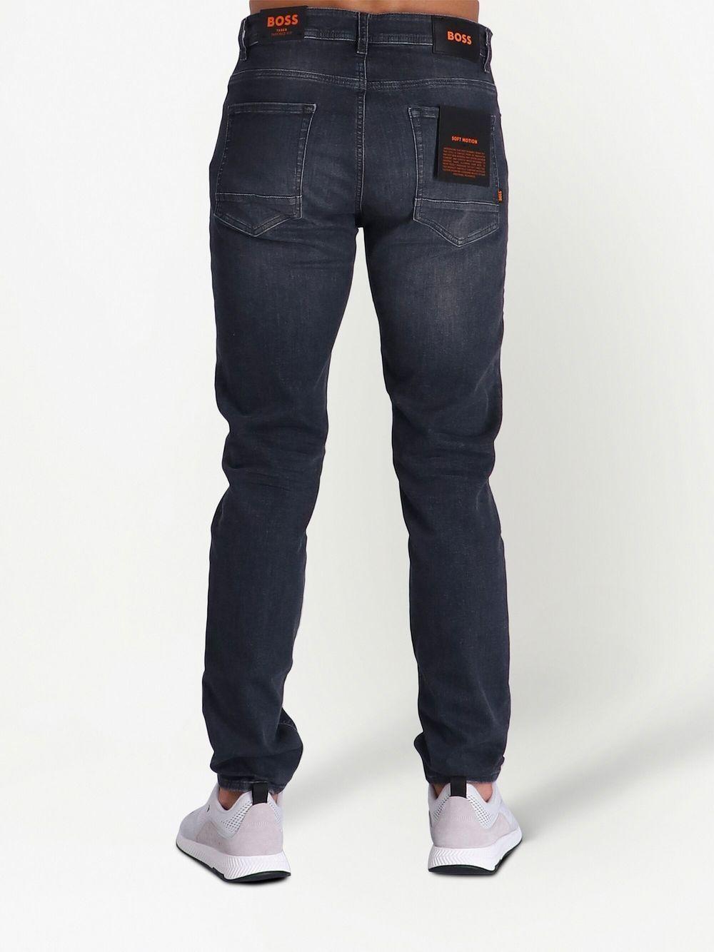 BOSS by HUGO BOSS Mid-rise Tapered Jeans in Blue for Men | Lyst