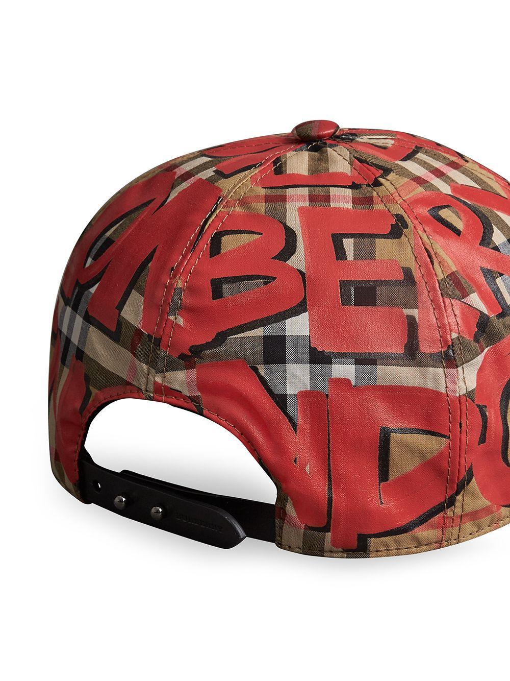 gorro burberry rojo