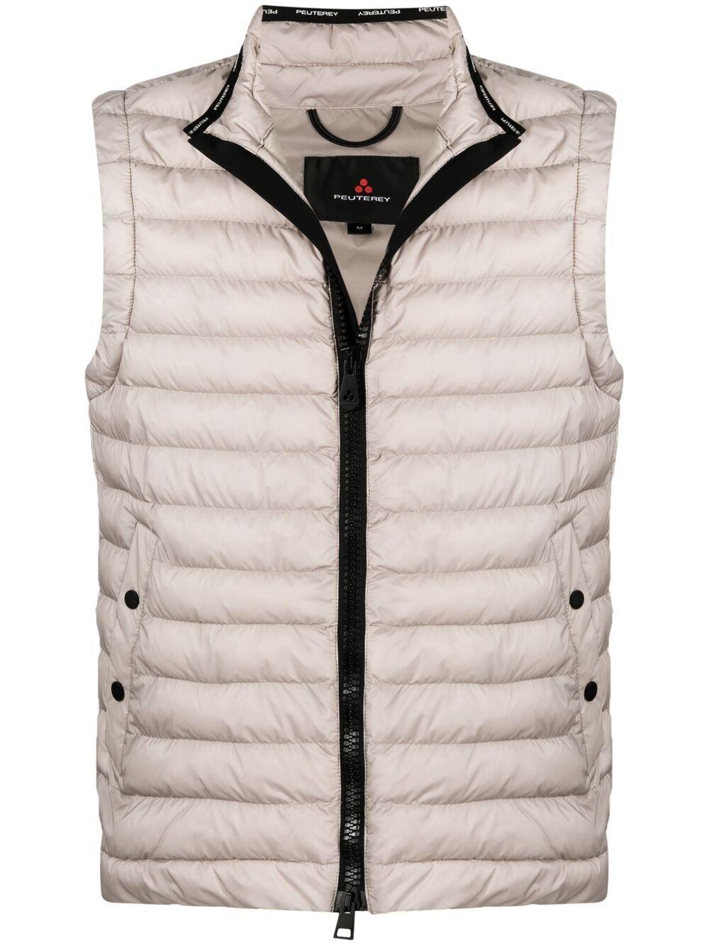 Peuterey Moise Down Gilet in Grey (Gray) for Men | Lyst