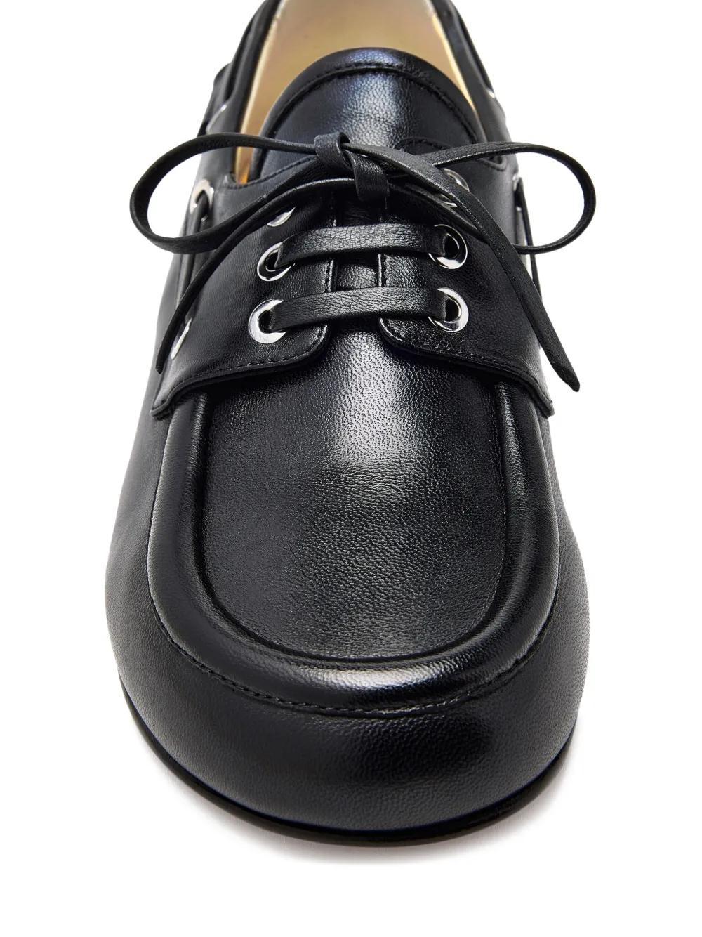 Proenza Schouler Leather Loafers in Black Lyst