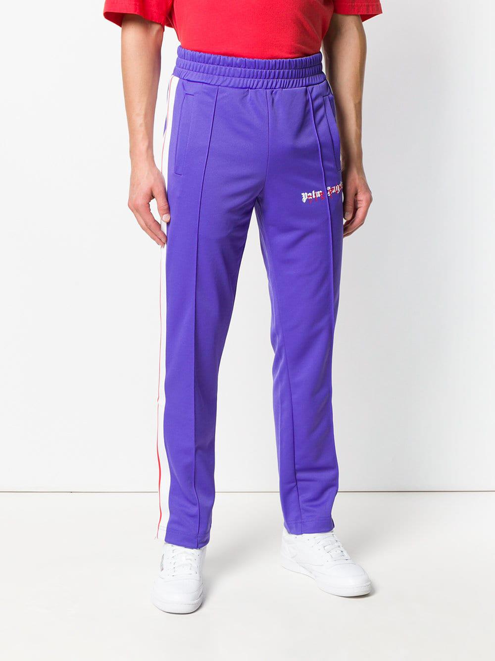 palm angels purple tracksuit