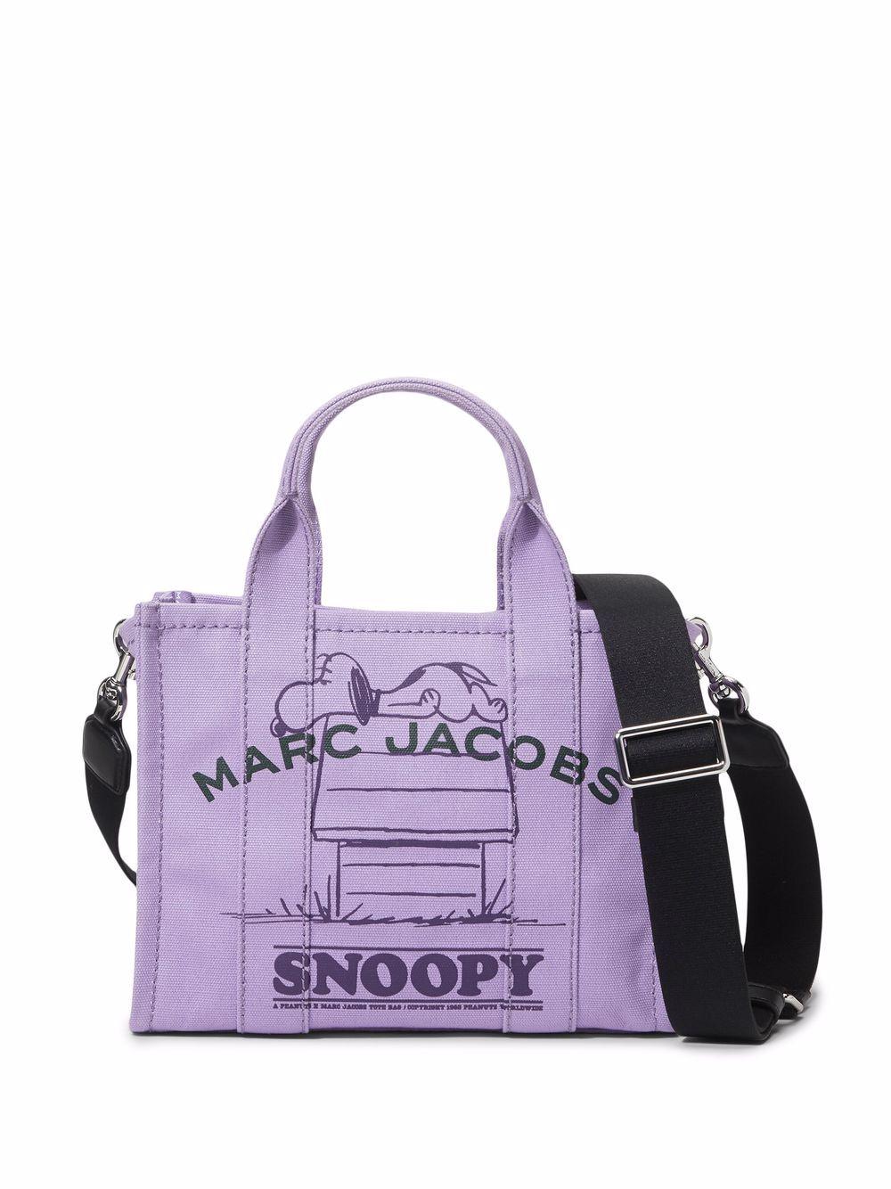 Marc Jacobs X Peanuts The Mini Snoopy Tote Bag in Purple | Lyst