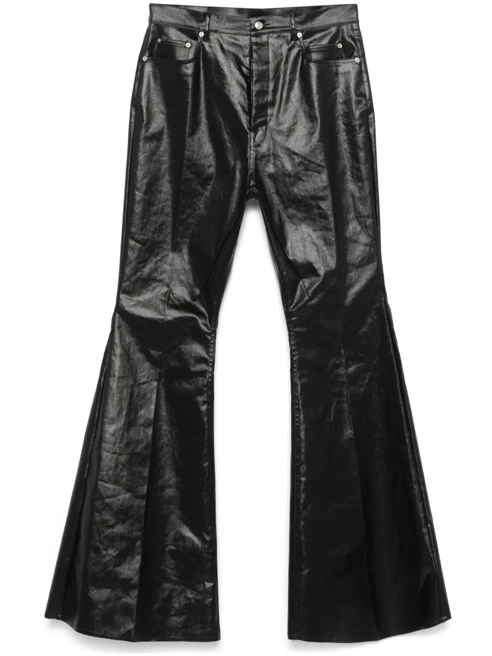 送関込■RICK OWENS■Bolan ハイライズ ブーツカット ジーンズ Rick Owens DRKSHDW Bolan ブーツカット ジーンズ | ブルー