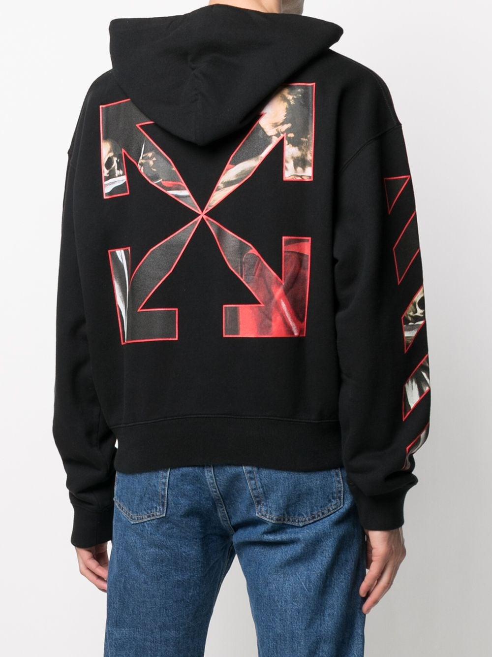 Off-White c/o Virgil Abloh Cotton Caravaggio Painting Hoodie in Black ...