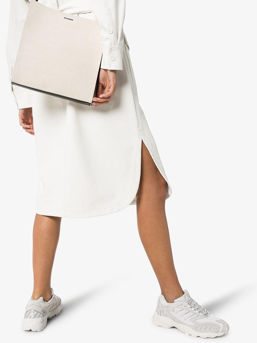 Adidas originals white torsion trdc sneakers Clearance