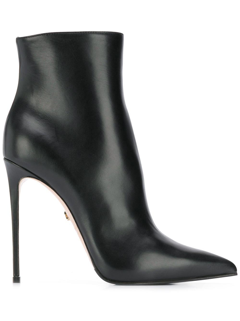 Le Silla Leather Eva Ankle Boot in Black Lyst