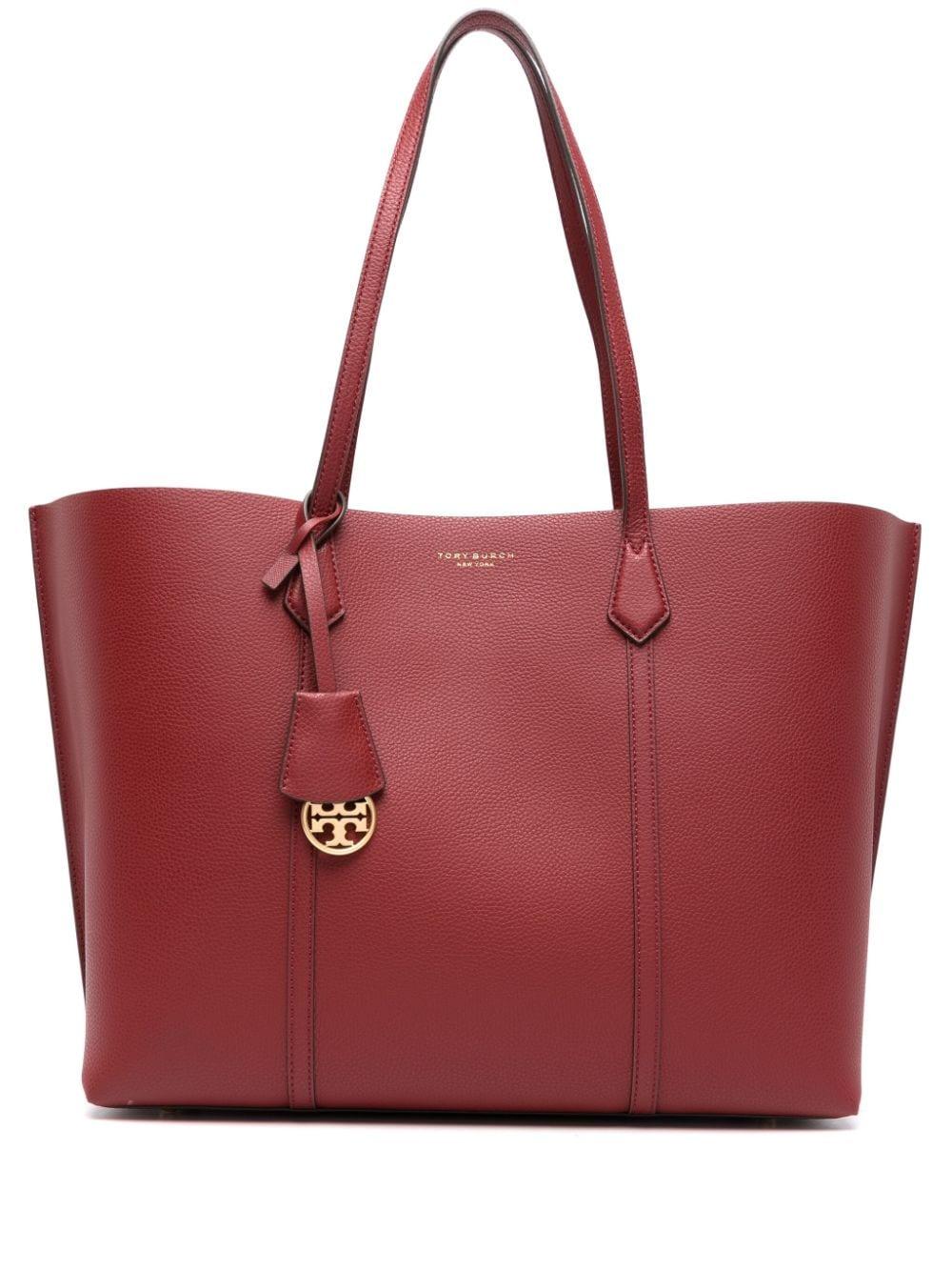 Tory Burch Perry Shopping Bag in Red | Lyst