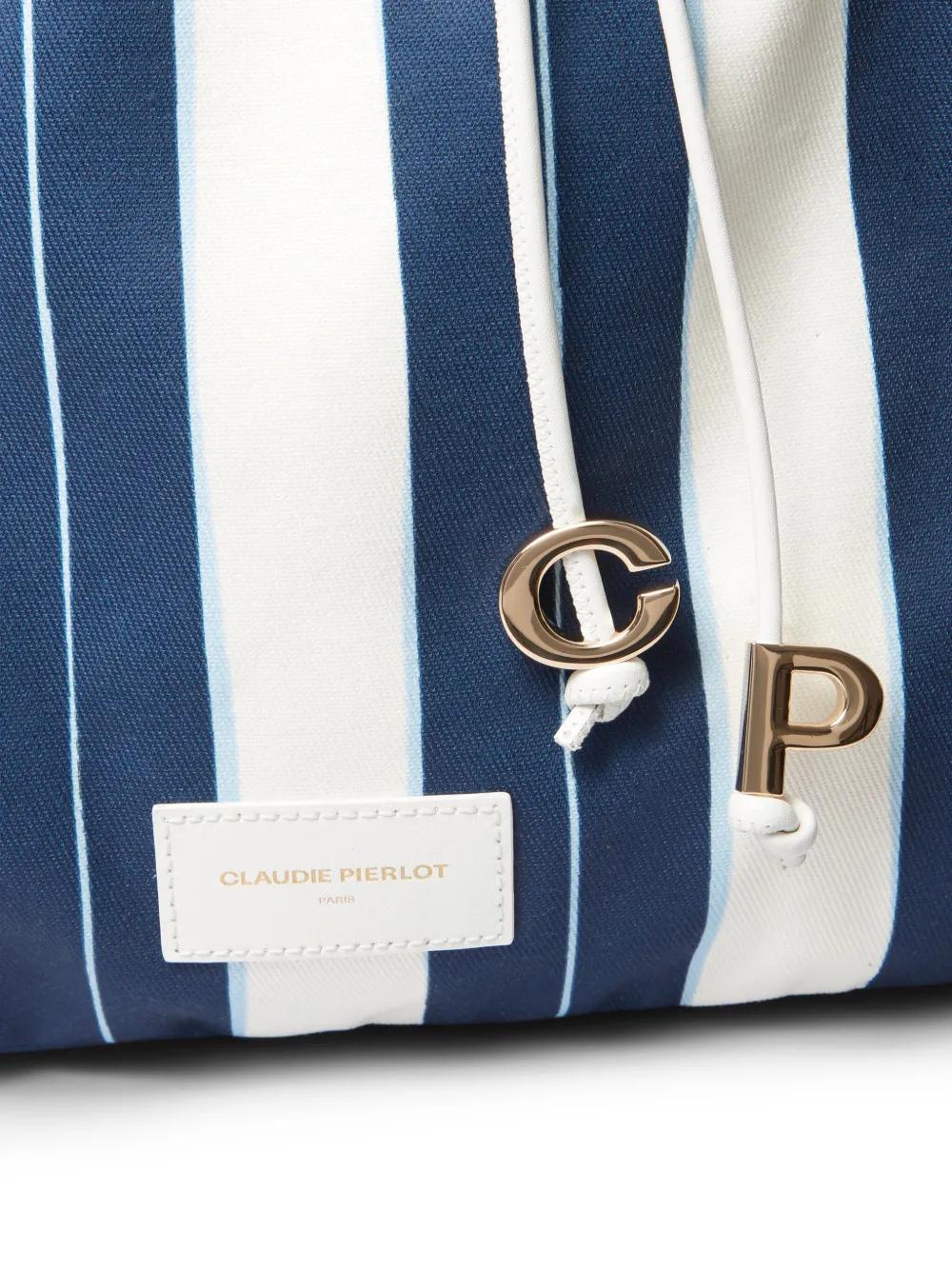 Claudie Pierlot Striped Tote Bag in Blue Lyst UK