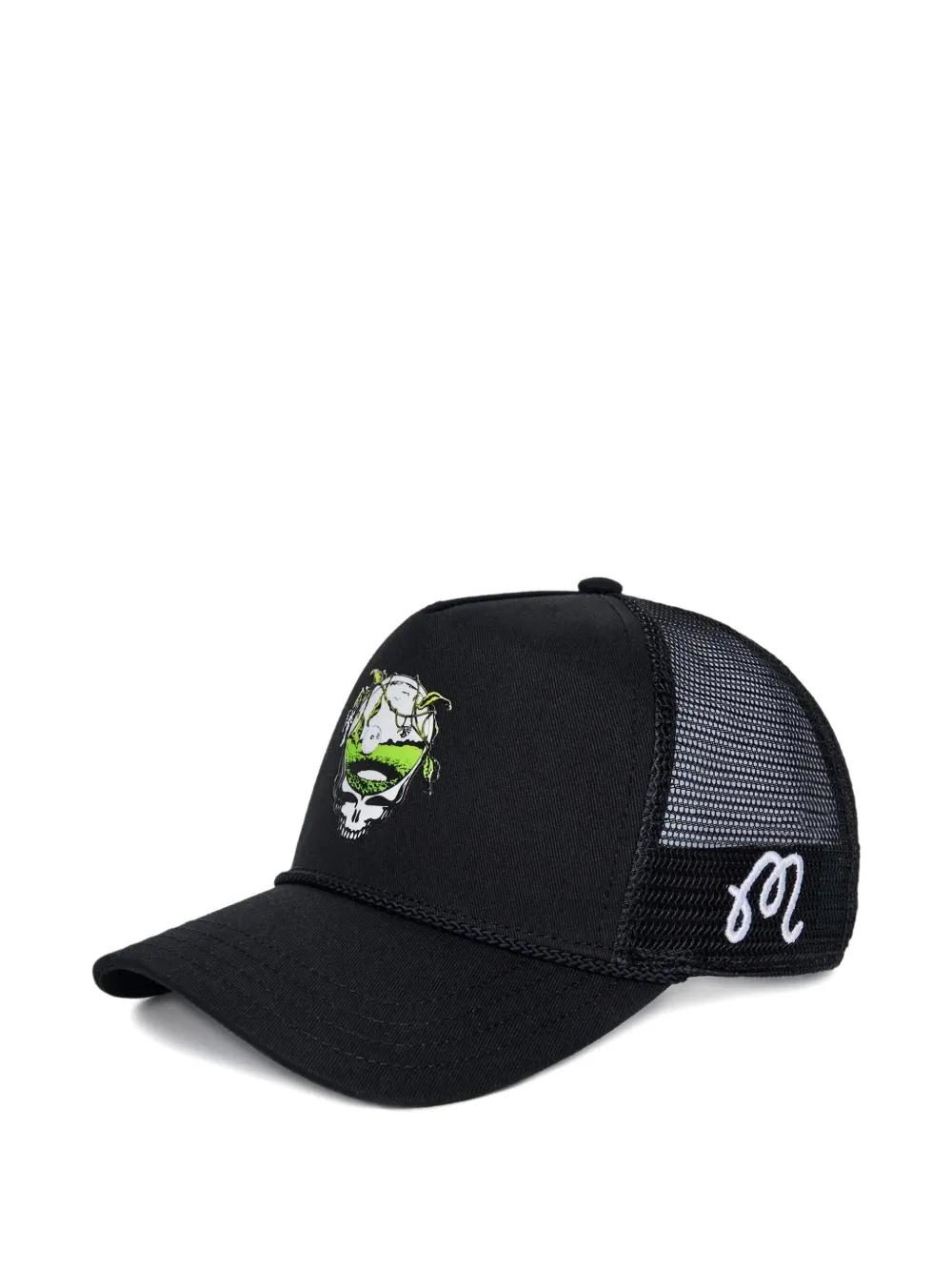 Malbon Golf X Grateful Dead Printed Cap in Black for Men | Lyst