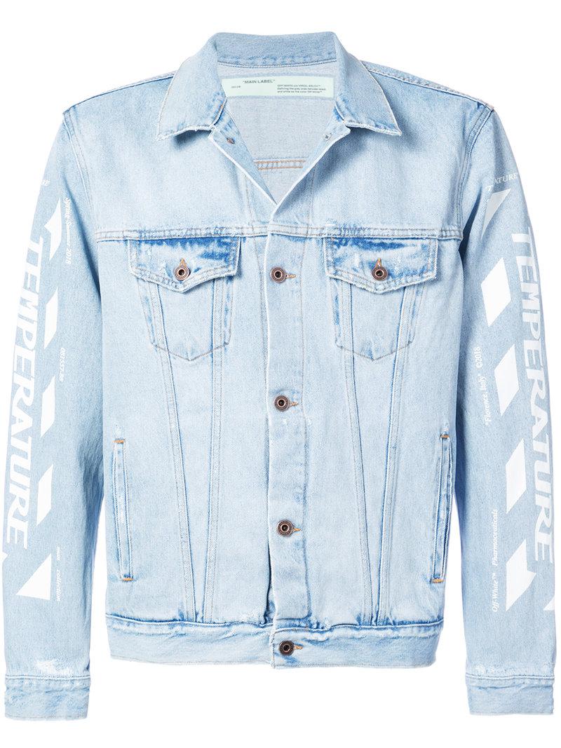 off white jean jacket womens