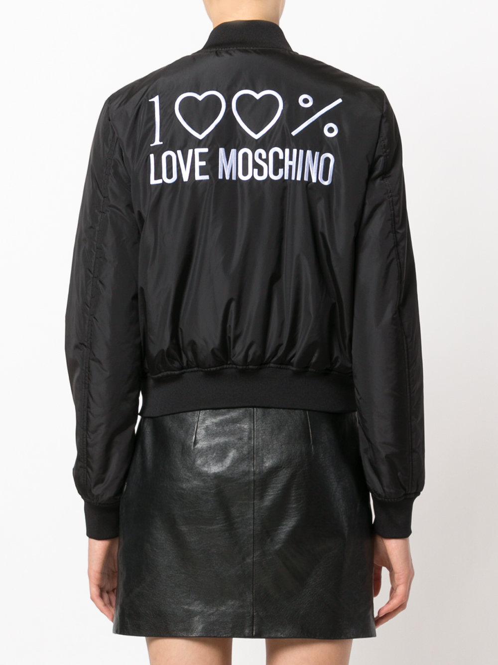 love moschino bomber jacket