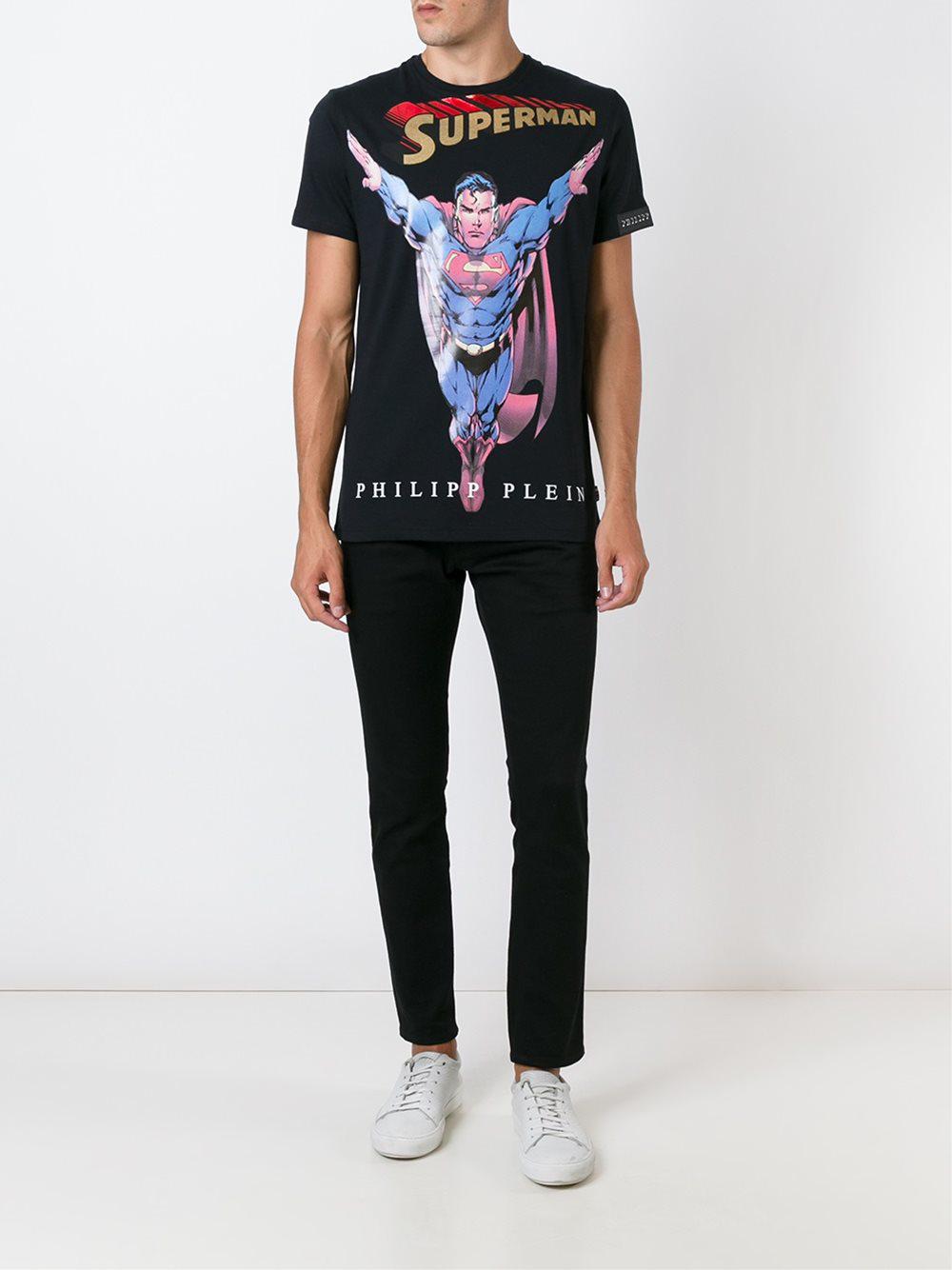 Philipp Plein 'golden Hero' T-shirt in Black for Men | Lyst