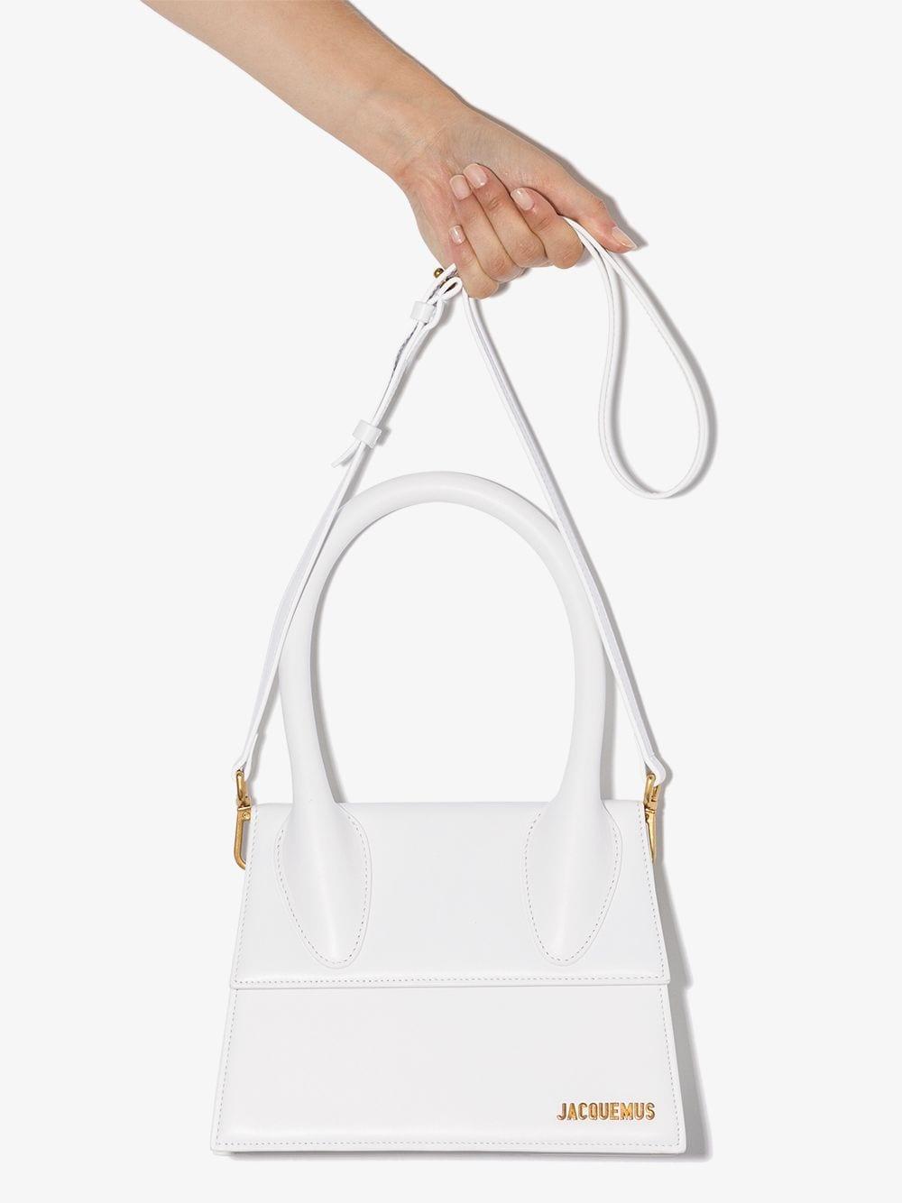 jacquemus le grand chiquito leather top handle bag