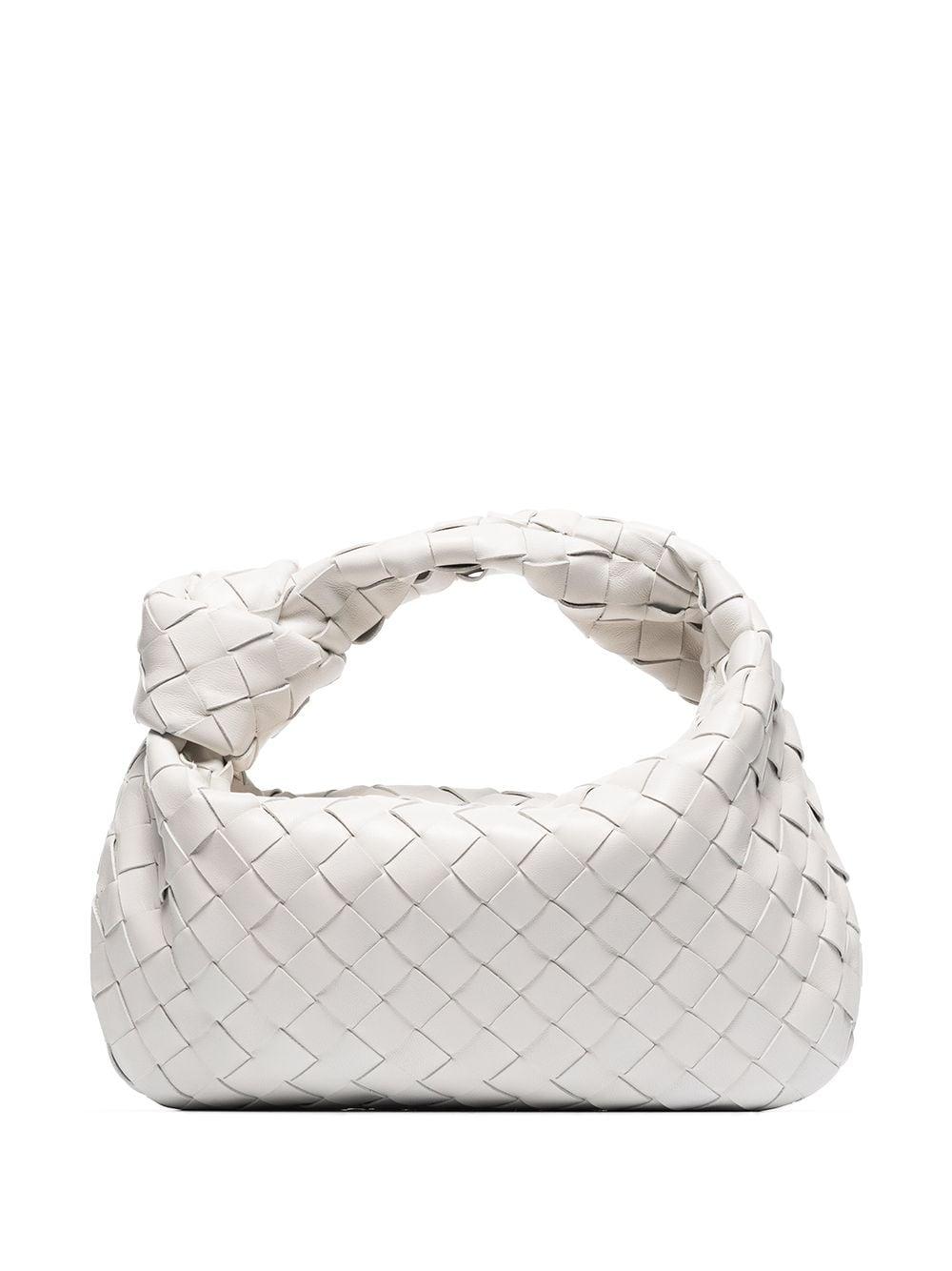 Bottega Veneta Jodie Leather Mini Bag in White | Lyst