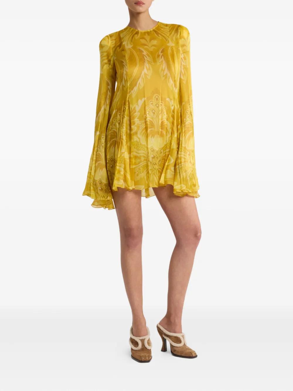 ワンピース ETRO PAILSEY PRINT COTTON AND SILK MINIDRESS Etro - Multicolor Paisley Silk One Shoulder Dress