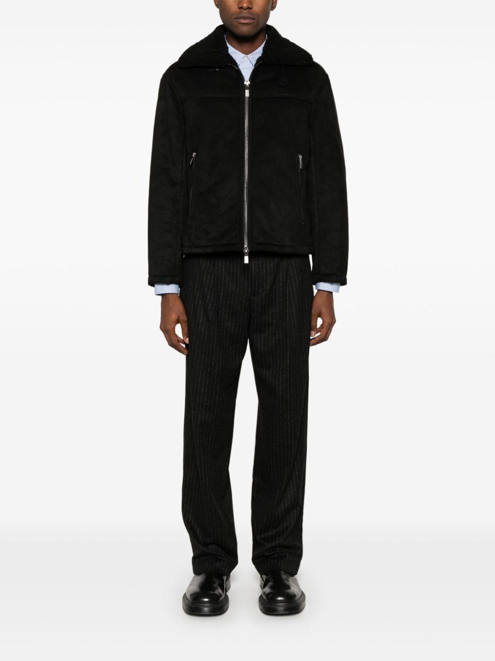 ARMANI EXCHANGE Faux-Suede Jacket in Black for Men | Lyst ARMANI EXCHANGE Faux-Suede Jacket in Black for Men | Lyst