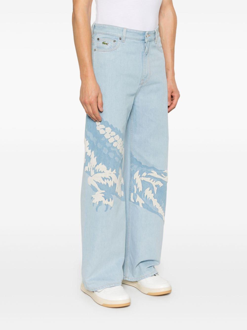 Blue Lacoste Jeans for Men Lyst