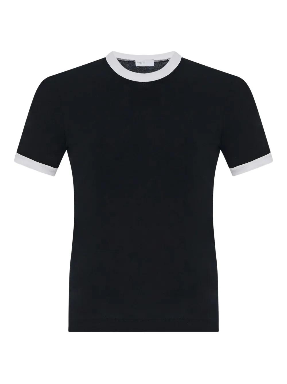 【関税込み】Rosetta Getty ブラック オフショルダーTシャツ Rosetta Getty T-shirts for Women | Online Sale up to 85% off